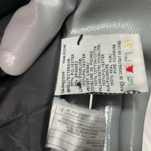 NuAGE DROOPY LOSE FIT WINTER JACKET VELEVITY FEEL WITH FUR HOODIE - Picture 10 of 10